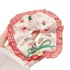 Scrunchie de rede de renda de bolinhas novo estilo coreano com um toque vintage e sofisticado, adequado para rabos de cavalo, um acessório de cabelo para meninas