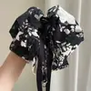 Pinza de Clip con Lazo de Malla y Gypsophila para Bebé, Pasador de Pelo de Gama Alta para Cola de Caballo Baja, Accesorios para el Cabello en la Parte Posterior de la Cabeza