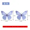 Accesorios de Baile de Primavera de Mariposa Anillo de Dedo de Mariposa Polvos Combinación Corporal de Baile Clásico Infantil Flor de Mano para Performance Tocado