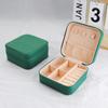 Caja de Joyería Transfronteriza Infantil Disponible Multifuncional Portátil Flip Franela Joyería Pendientes Pendientes Caja de Almacenamiento de Joyería