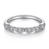 Conjunto de anéis estilo europeu e americano Tonglin, anel s925 de prata esterlina personalizado e moderno, anel de moissanita 18K para mulheres