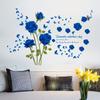 Sk9195B Hechicera Azul Rosa Pegatina Romántica Entrada de Dormitorio Sala de Estar Pared de Fondo de TV Decorativa Pegatina de Pared