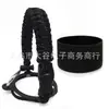 Alça de Corda Paracord para Garrafa de Água em Estoque Transfronteiriça, Manga Portátil para Copo Espacial, Alça de Transporte de Copo com Manga de Base de Silicone para Garrafa de Água Portátil ao Ar Livre