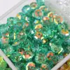 Cuentas de Rueda de Cristal de Alta Calidad Chapadas en la Parte Superior 8mm Super Brillantes Coloridas de Cristal Facetadas Planas Cuentas de Rueda Cuentas Sueltas de Cristal DIY