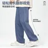 Pantalones Vaqueros para Hombre MINISO Principios de Otoño Estilo Retro Americano Lavados Pierna Recta Estilo de Estudiante Universitario Gama Alta Pantalones Largos Hombre A