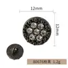 Fivela decorativa de metal estilo francês com diamantes incrustados em formato de estrela e detalhes de miçangas, fivela de liga de zinco costurada à mão para vestidos e jaquetas, fivela requintada com diamantes incrustados