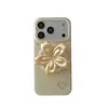 Capa de Celular Magnética com Suporte em Forma de Coração de Strass, Doce e Delicada, para 17Promax, Adequada para 16Pro/15Pro