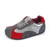 Zapatillas únicas y versátiles para mujer, diseñadas para primavera y otoño, con suelas blandas, cómodos zapatos casuales, estilo retro nuevo de color block con suela plana 2026