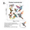 Adesivos Eletrostáticos Transparentes para Vidro, Vendidos Quentes em Fronteiras, À Prova d'Água, Fáceis de Remover, Sem Resíduos, Adesivos de Janela com Desenhos de Animais e Plantas para Portas de Vidro