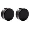 Pendientes de Expansión de Oreja Huecos de Acrílico con Forma de Cuerno Auricular Sólidos de Cintura Tambor Negro y Blanco Transparentes Piercing Personalizado