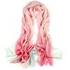 Cachecol de Lã Pintado à Mão, Dupla Utilização como Xale para Proteção contra o Frio, Gola Térmica Feminina para Outono e Inverno, Design Personalizado Pintado à Mão com Plantas e Flores Artesanais