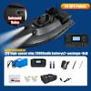 Barco de arrastre con control remoto inalámbrico de 12 V transfronterizo, de alta velocidad, con anzuelo de cebo de alta potencia, barco de anidación de alta potencia, venta al por mayor