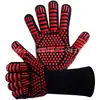 Venta Directa de Fábrica Guantes Protectores para Barbacoa BBQ Silicona Resistentes a Altas Temperaturas 800 Grados Horno de Microondas Aislamiento Térmico Guantes Antiescaldaduras