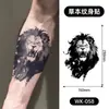 Tatuaje Temporal de Flor Grande Herbal para Brazo Estilo Ins Oscuro Gradiente No Reflectante Semi-Permanente Tatuaje de Flor en el Brazo para Hombres y Mujeres Impermeable