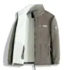 Comercio Exterior Transfronterizo Moda Chaqueta Casual de Terciopelo Doble Cara para Hombre Otoño e Invierno Chaqueta Cálida de Terciopelo con Cuello Alto Top Versátil