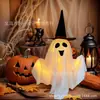 Decoraciones de Halloween, Adornos de Lámpara de Fantasma Luminoso, Arreglos de Escena de Atmósfera Decorativa, Accesorios Fotográficos con Temática Linda