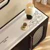 Mesa auxiliar Gabinete de TV Tapete de mesa Gabinete de zapatos Encimera de entrada Tapete protector Lujo ligero Sentido avanzado Impermeable Antideslizante Mantel desechable