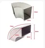 Cotovelo 90 Graus Tubo Quadrado Tubo Plano Aço Inoxidável 304 Cotovelo para Soldagem Conexões Giratórias Suporte Industrial