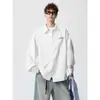 Camisa Protetora Solar de Seda de Gelo Estilo Americano para Homens, Colete da Moda para Casais Primavera e Verão, Jaqueta Camisa Fresca e Estilosa