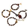 Pulsera de Grano de Café Nicho Simple Versátil Retro Bodhi Cerámica Joyería de Mano Estilo Étnico Chino Pulsera de Pareja