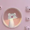 Luz de Noche Capibara Recargable por USB Oso de Dibujos Animados y Cerdo Lámpara de Mesa para Habitación Infantil Mesita de Noche Compañero de Sueño Luz Nocturna