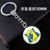 Italiano Jia Si Jia De Jia Francês Jia Britânico Super Time de Futebol Emblema do Time Pedra do Tempo Chaveiro Pingente de Carro Time