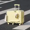 Maleta Infantil de 6 Ruedas Transfronteriza de 20 pulgadas para Equipaje de Mano con Función para Montar, Maleta Pequeña de Carrito con Contraseña, Equipaje de Viaje Personalizado