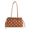 Bolso de Hombro Individual de Gran Capacidad Estilo Coreano con Lunares 2026 Nueva Llegada de Otoño Bolso Tote de Personalidad Elegante Bolso para el Hombro para el Trabajo y el Trayecto