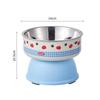 Bandeja para Comida de Mascotas Antiderrames Mesa de Comedor para Gatos Soporte para Comida de Perros Pequeños y Medianos Soporte Ajustable para Tazones de Mascotas Suministros para Mascotas
