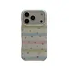 Funda ins de estrella a rayas de acuarela de color caramelo para Apple 18Promax, adecuada para 17Pro, doble capa 16Promax