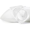 Funda de almohada de seda sintética estilo americano Amazon funda de almohada con cremallera funda de almohada de satén de seda sintética para comercio exterior color sólido cruz