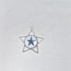 Colgante de Mezclilla de Equipo de la NFL Colgante de Futbol Americano con Taladro de Punto Collar Pulsera Aretes Accesorios