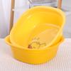 Suministro de fábrica cuenca cuadrada de patito amarillo para bebé caricatura lavabo para ropa sucia plástico para logo imprimible publicidad