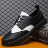 Sapatos de couro casuais Verão masculino Novo Sapatos masculinos transfronteiriços plus size Tênis retrô britânico Estilo coreano Sapatos da moda Roupas de trabalho Sapatos para todos os jogos