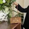Bolsa Vintage Estampa de Leopardo para Mulheres 2026 Nova Moda Bolsa de Ombro ou Axila com Acabamento de Luxo, Bolsa Baguete de Mão