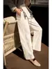"""Pantalones Casuales Absolutamente Increíbles" Di Adiós a la Mediocridad/Adorno de Cinturón de Bufanda Romántica de Seda, Pantalones de Forma Cocoon Adelgazantes para Mujer, Primavera 2026"""