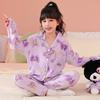 Comercio Exterior 2025 Pijama Nuevo para Niños de Manga Larga de Algodón Nube para Primavera y Otoño de Dibujos Animados para Niños Grandes Conjunto de Ropa para el Hogar de Dibujos Animados