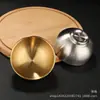 Taza Pequeña de Acero Inoxidable 304 Estilo Coreano Taza para Restaurante Bar Taza para Licor Taza para Bebidas Espirituosas Taza Portátil de Una Pieza Taza Térmica de Doble Pared
