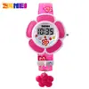 Belleza Atemporal, Moderno, No Resistente al Agua, Lindo Reloj Electrónico Infantil con Forma de Flor, Reloj para Estudiantes Niños y Niñas, Temporizador con Pantalla Digital