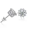 Joyería de Moda Transfronteriza para Niñas, Pendientes Estilo Coreano de Circonita, Pendientes de Corona, Venta al por Mayor de Joyería Pequeña, Pendientes Sencillos