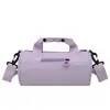 Bolsa Cilindro Viagem Masculina Bolsa Fitness Tecido Oxford Texturizado Bolsa de Bagagem Portátil Bolsa Transversal Leve para Viagem Bolsa Esportiva