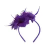 Carnaval Brasileiro Flor de Pena Tricolor Headband Headdress Saia de Tela Conjunto Acessórios de Joias Mardi Gras
