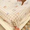 Sábana bajera impermeable tipo A, protector de colchón, colcha a prueba de polvo, cubre cama, protector de colchón Simmons, resistente a manchas y orina, sábana bajera transpirable, juego de 3 piezas