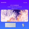 Hermoso Mouse Pad de Escritorio de Gasa Starlight, Transferencia Térmica de Alta Definición, Resistente al Desgaste, Antideslizante, Alfombrilla Grande para Escritorio, Admite Diseños Personalizados