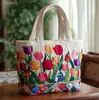 Bolsa de Ombro com Estampa da Moda Feminina Temu Amazon, Tecido Oxford 600D, Novo Produto Transfronteiriço