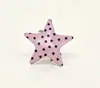 Pinza para el pelo de estrella de 5 cm para mujer, accesorio para el pelo de pentagrama de lunares estilo coreano dopamina, clip lindo y juguetón para el flequillo, adorno para el pelo