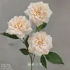 Arranjo de Chão com Flores Artificiais Cor de Champanhe, Rosa de Casamento, Hortênsia, Material de Flores para Corredor de Teto, Arranjo de Decoração para Auditório