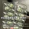 Cinta correctora de gato trébol de cuatro hojas de gel estilo Ins de alto valor para estudiantes, transparente, portátil, linda, pequeña cinta correctora