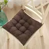 Cojín para silla para estudiantes mujeres, cojín para asiento de oficina, almohadilla cuadrada para glúteos, cojín para silla, uso en casa, con correas, cojín suave para suelo