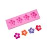 Girassol Flor Pequena de Cinco Pétalas DIY Chocolate Bolo Silicone Molde Decoração Modelagem Assar Geleia